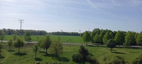 Blick vom Balkon